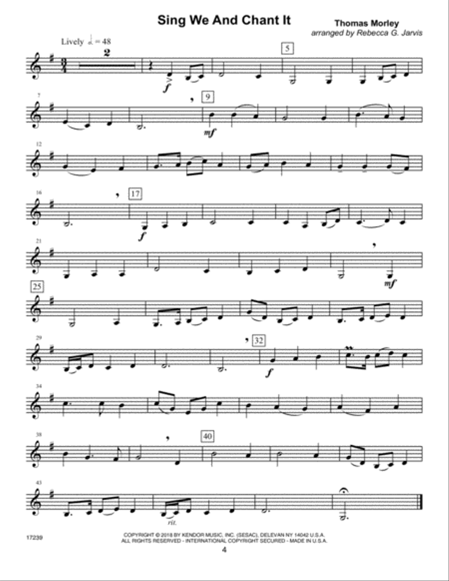 Classics For Trumpet Quartet - 4th Trumpet Trumpet scores gallery preview page 3