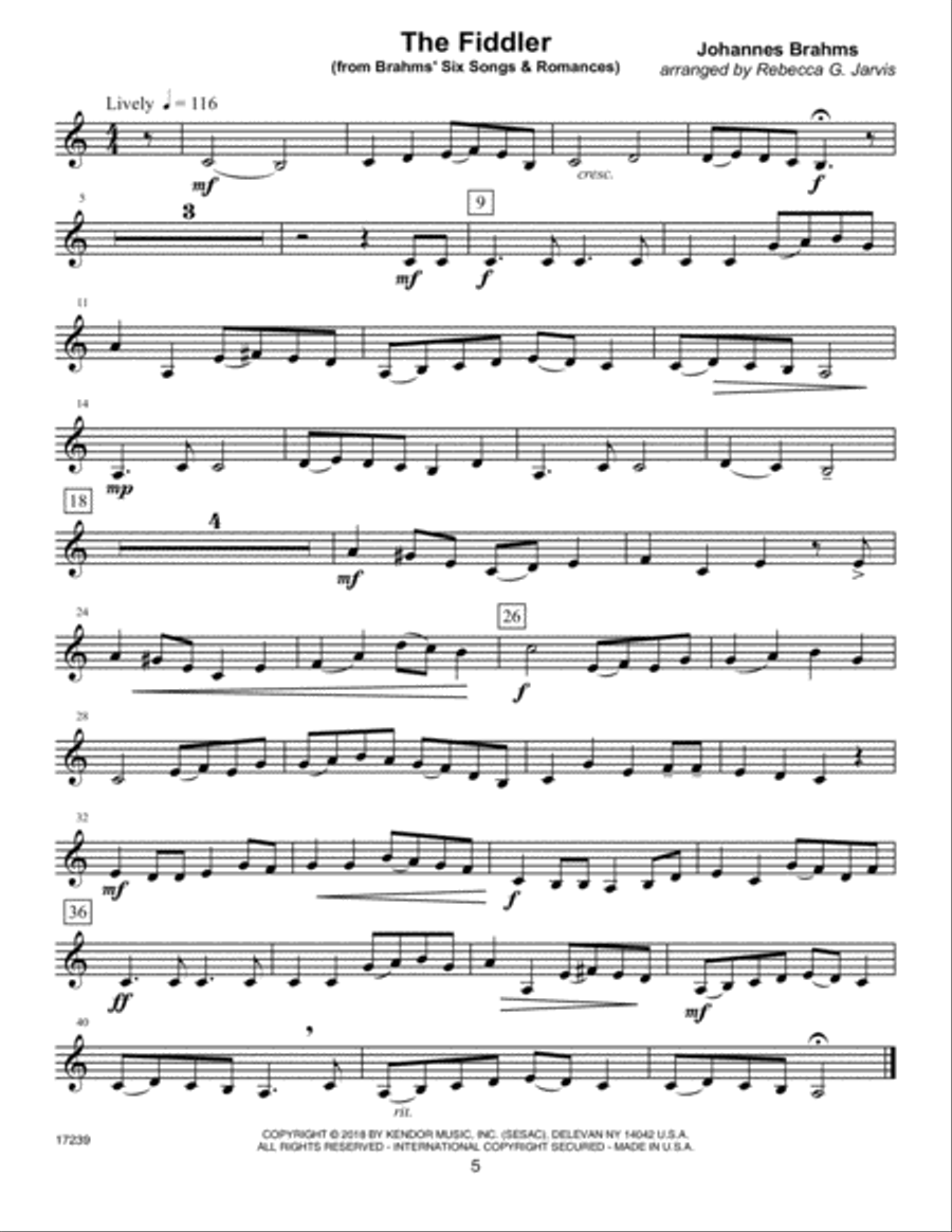 Classics For Trumpet Quartet - 4th Trumpet Trumpet scores gallery preview page 4