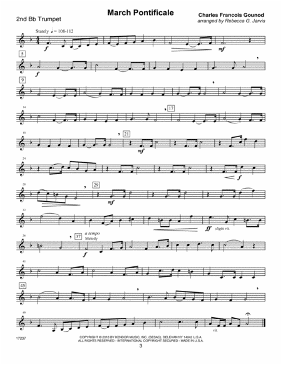 Classics For Trumpet Quartet - 2nd Trumpet Trumpet scores gallery preview page 2