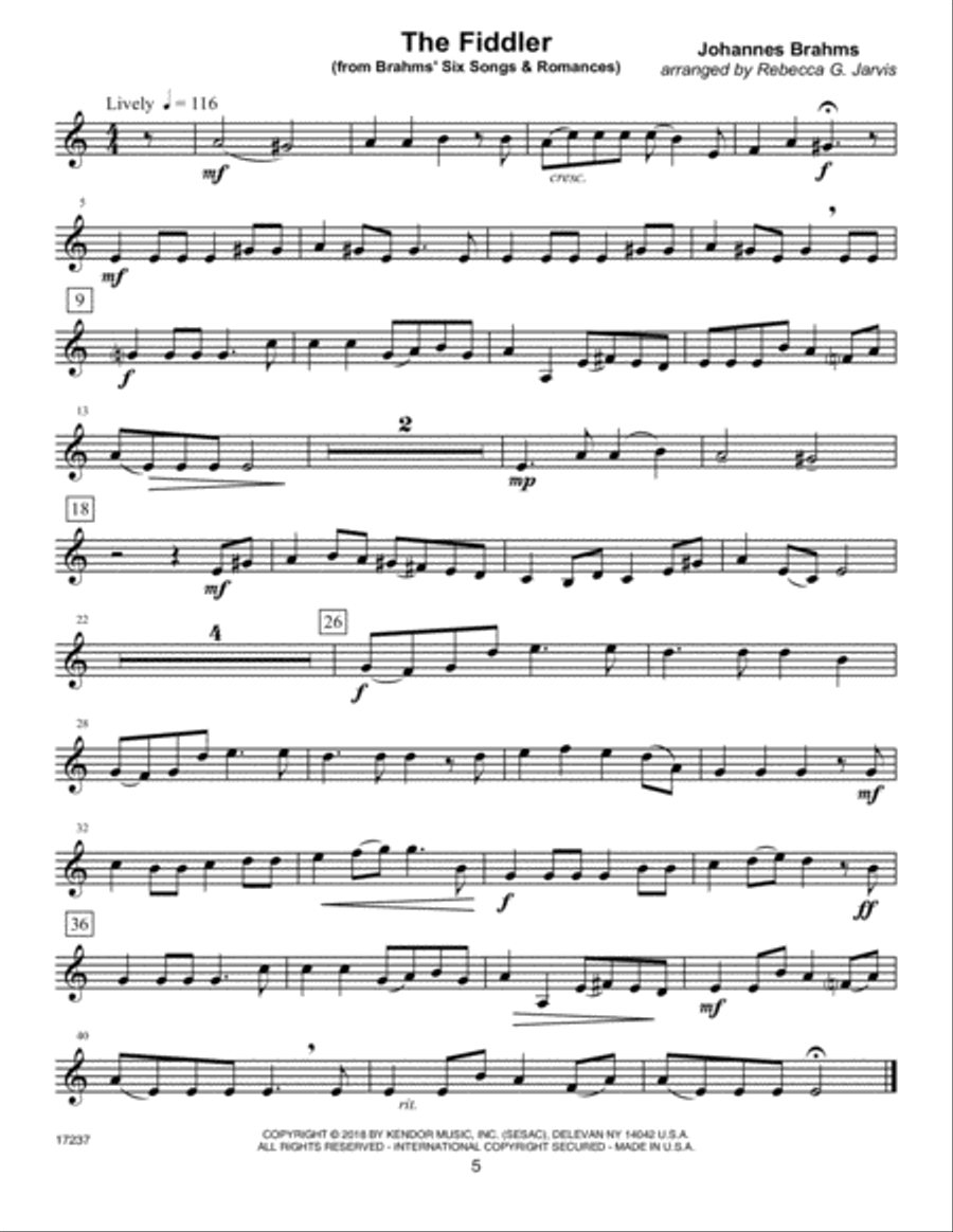 Classics For Trumpet Quartet - 2nd Trumpet Trumpet scores gallery preview page 4