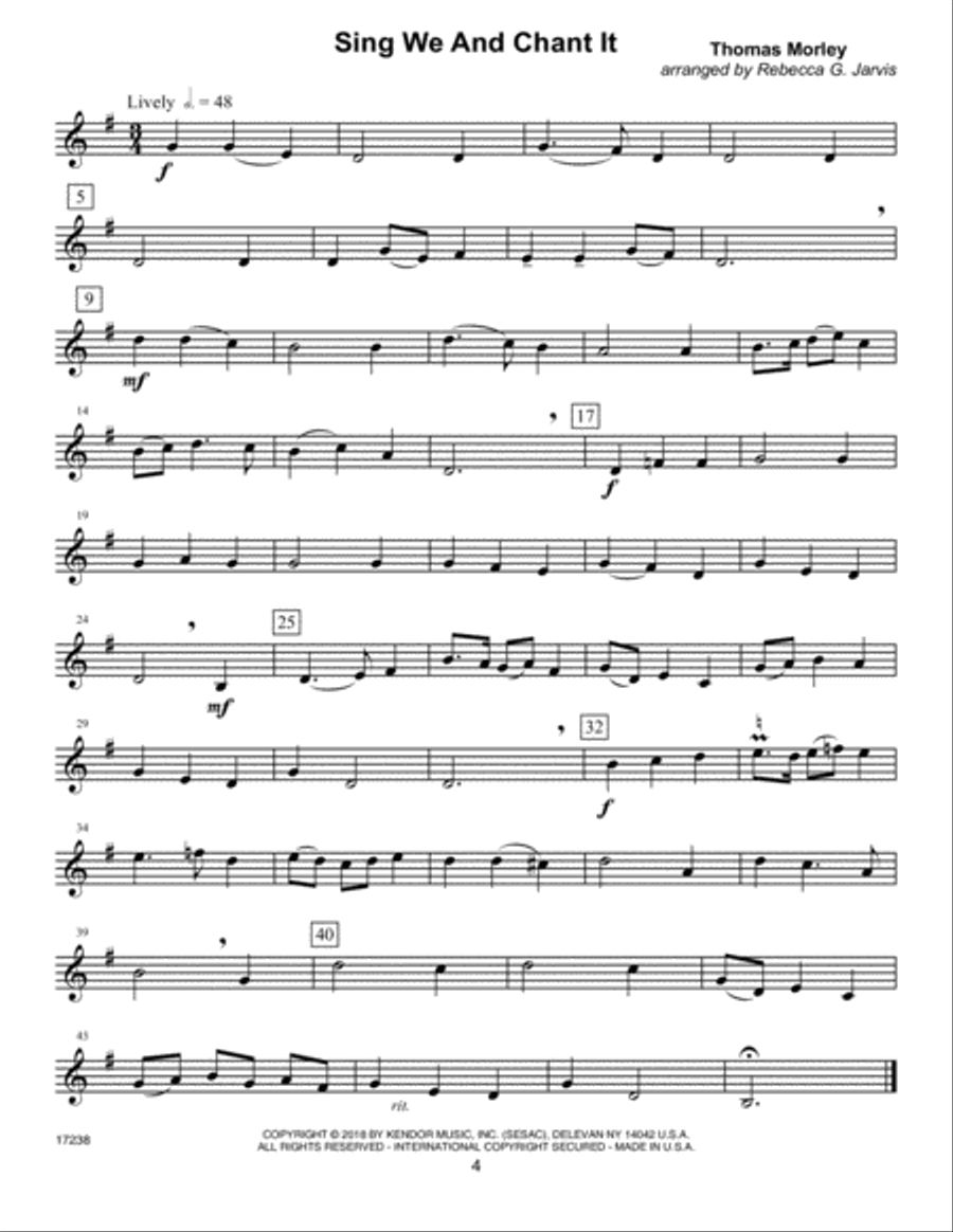 Classics For Trumpet Quartet - 3rd Trumpet Trumpet scores gallery preview page 3