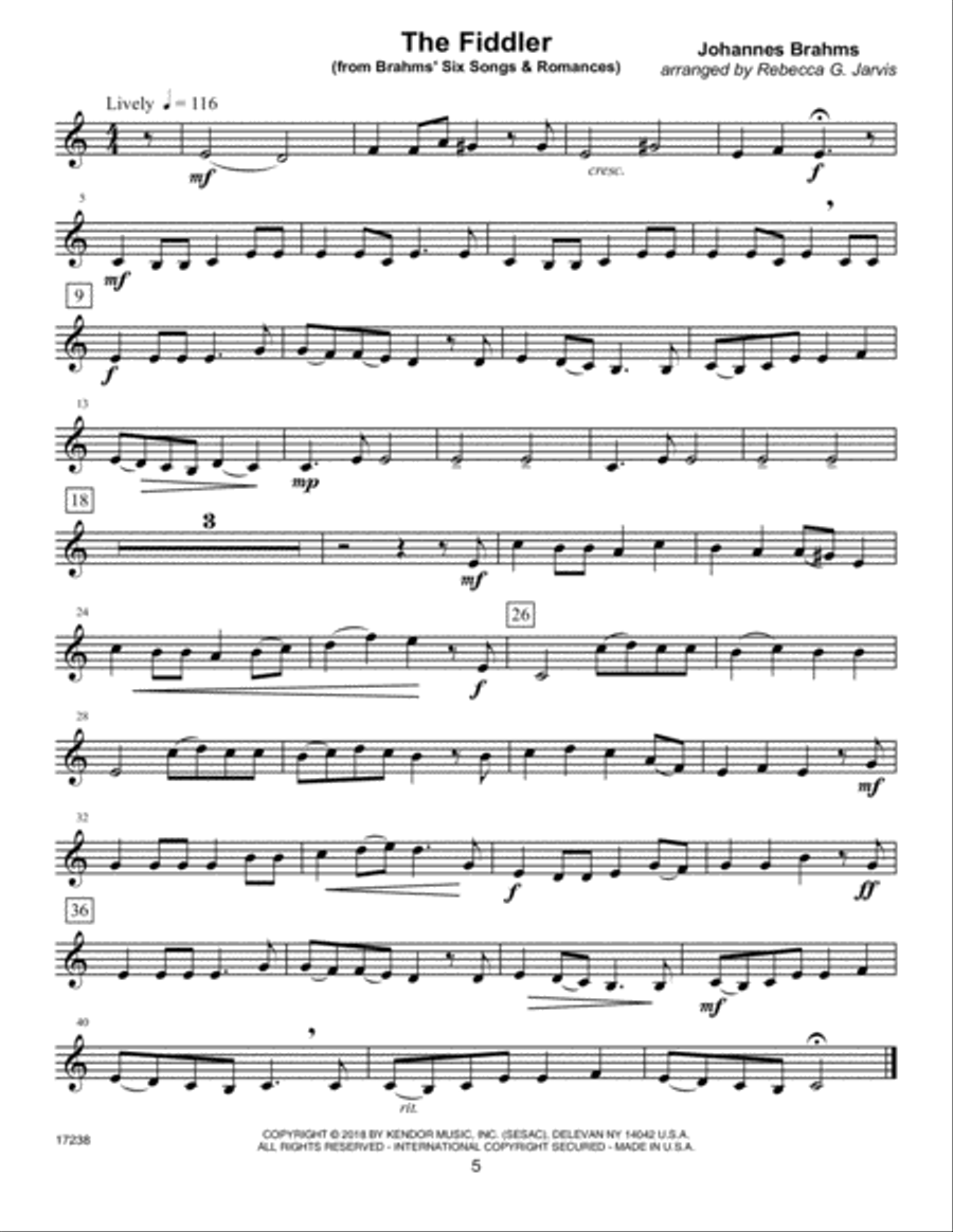 Classics For Trumpet Quartet - 3rd Trumpet Trumpet scores gallery preview page 4