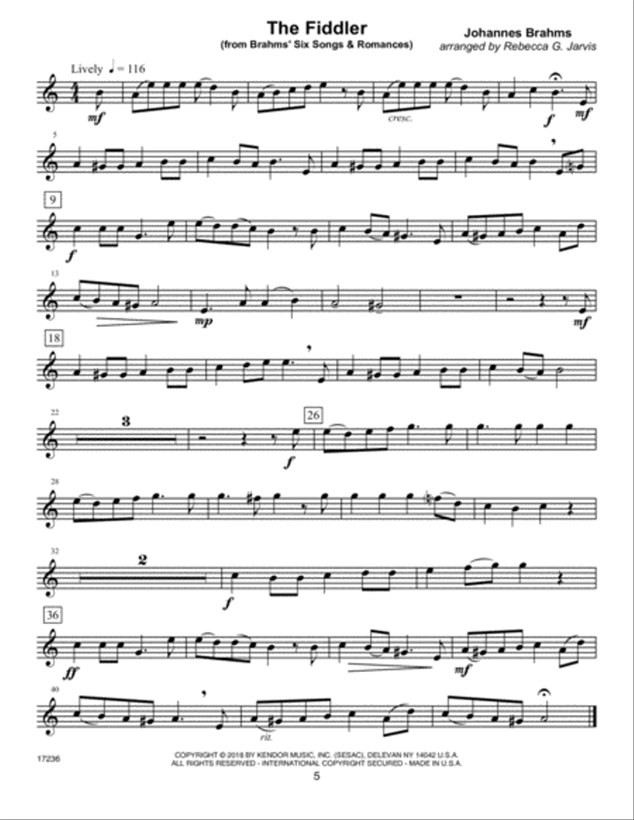 Classics For Trumpet Quartet - 1st Trumpet Trumpet scores gallery preview page 4