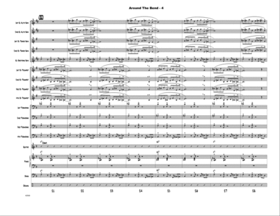 Around The Bend - Full Score by George Shutack Score - Digital Sheet Music page 5