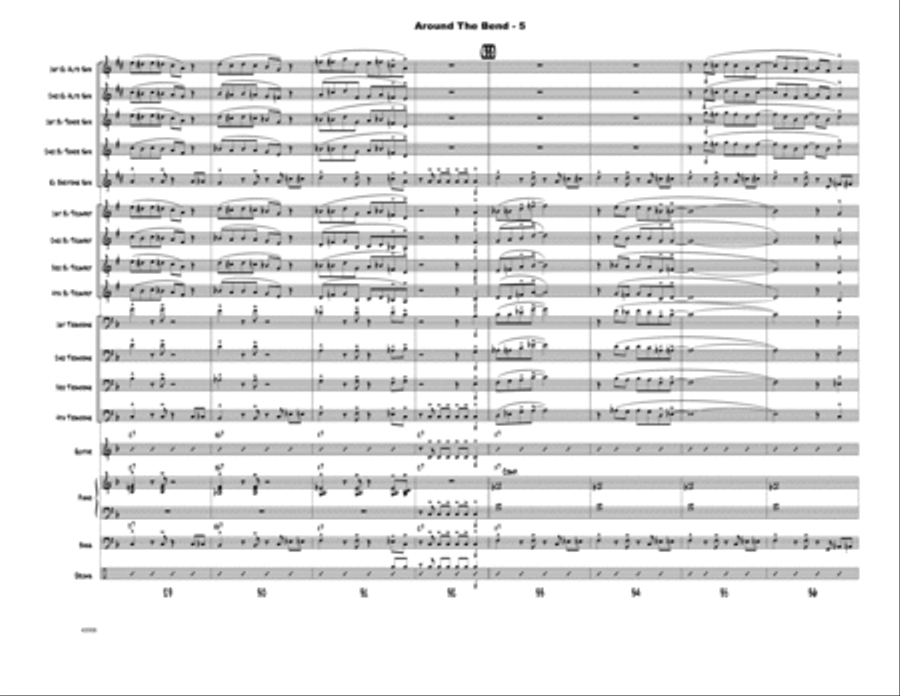 Around The Bend - Full Score by George Shutack Score - Digital Sheet Music page 6