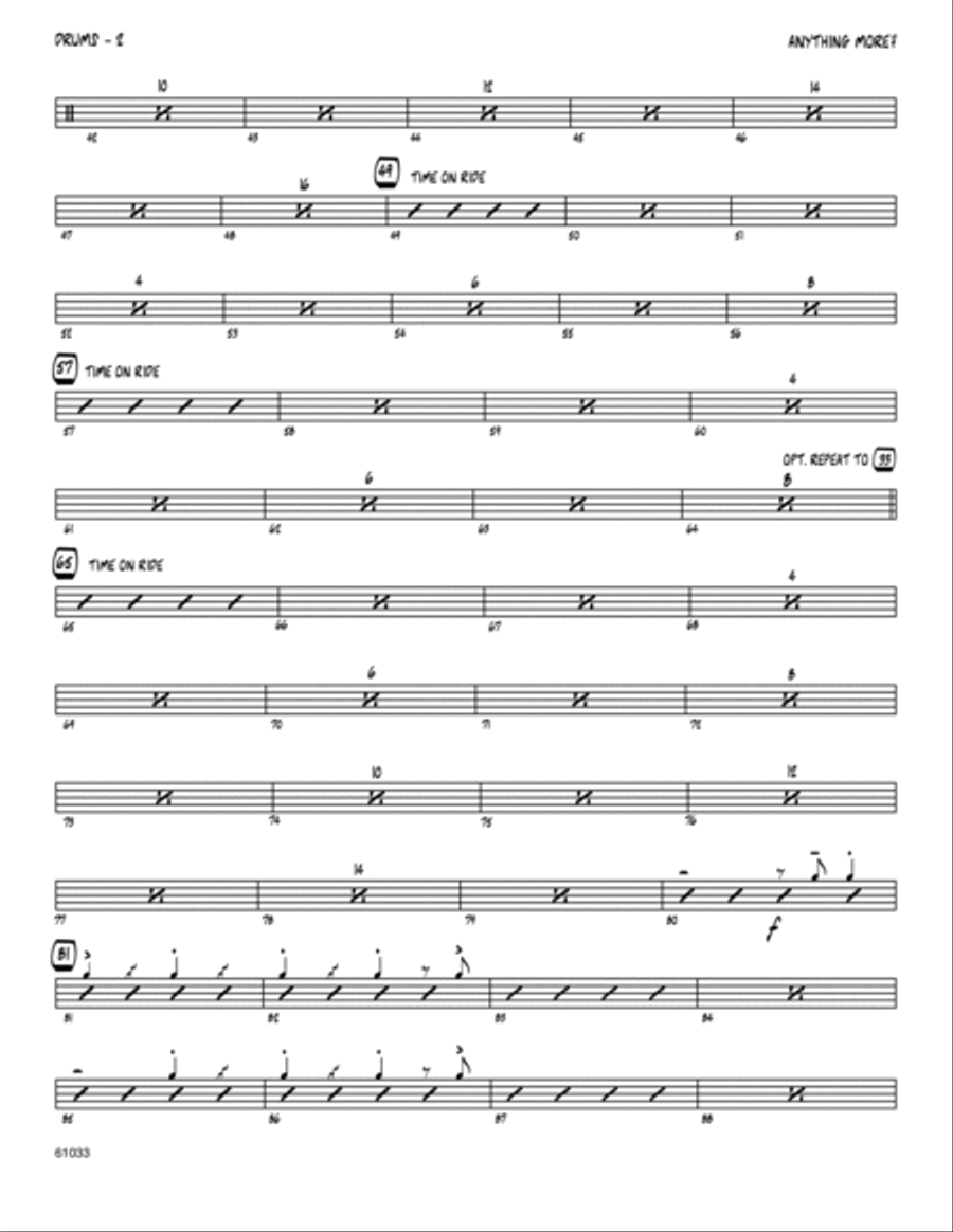 Anything More? - Drum Set Drum Set scores gallery preview page 2