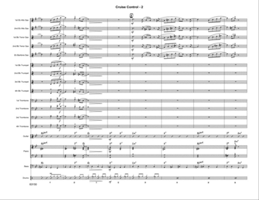 Cruise Control - Full Score Score scores gallery preview page 2