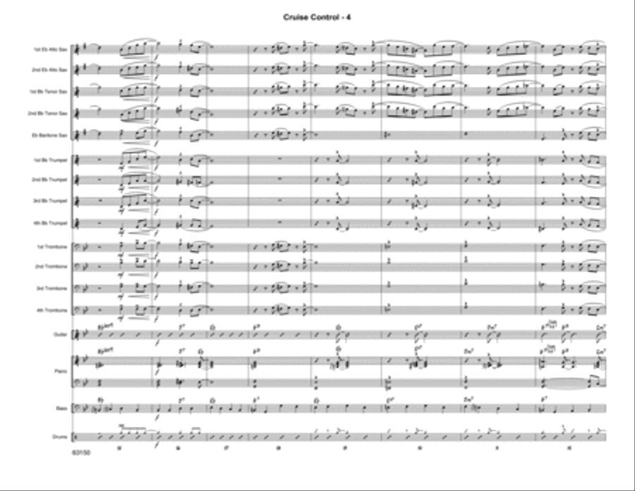 Cruise Control - Full Score Score scores gallery preview page 4