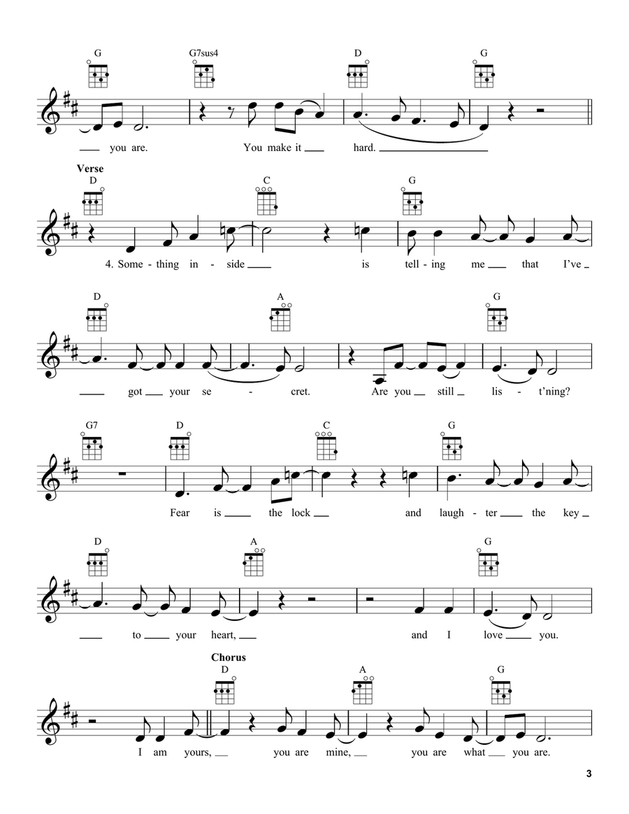 Suite: Judy Blue Eyes Suite: Judy Blue Eyes Ukulele scores gallery preview page 3