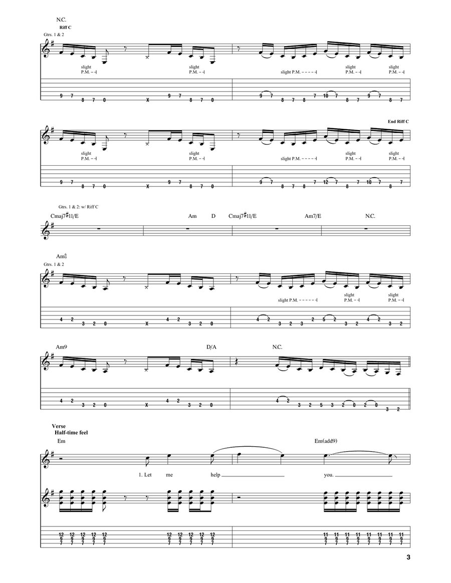 At Wit's End At Wit's End Guitar Tablature scores gallery preview page 3