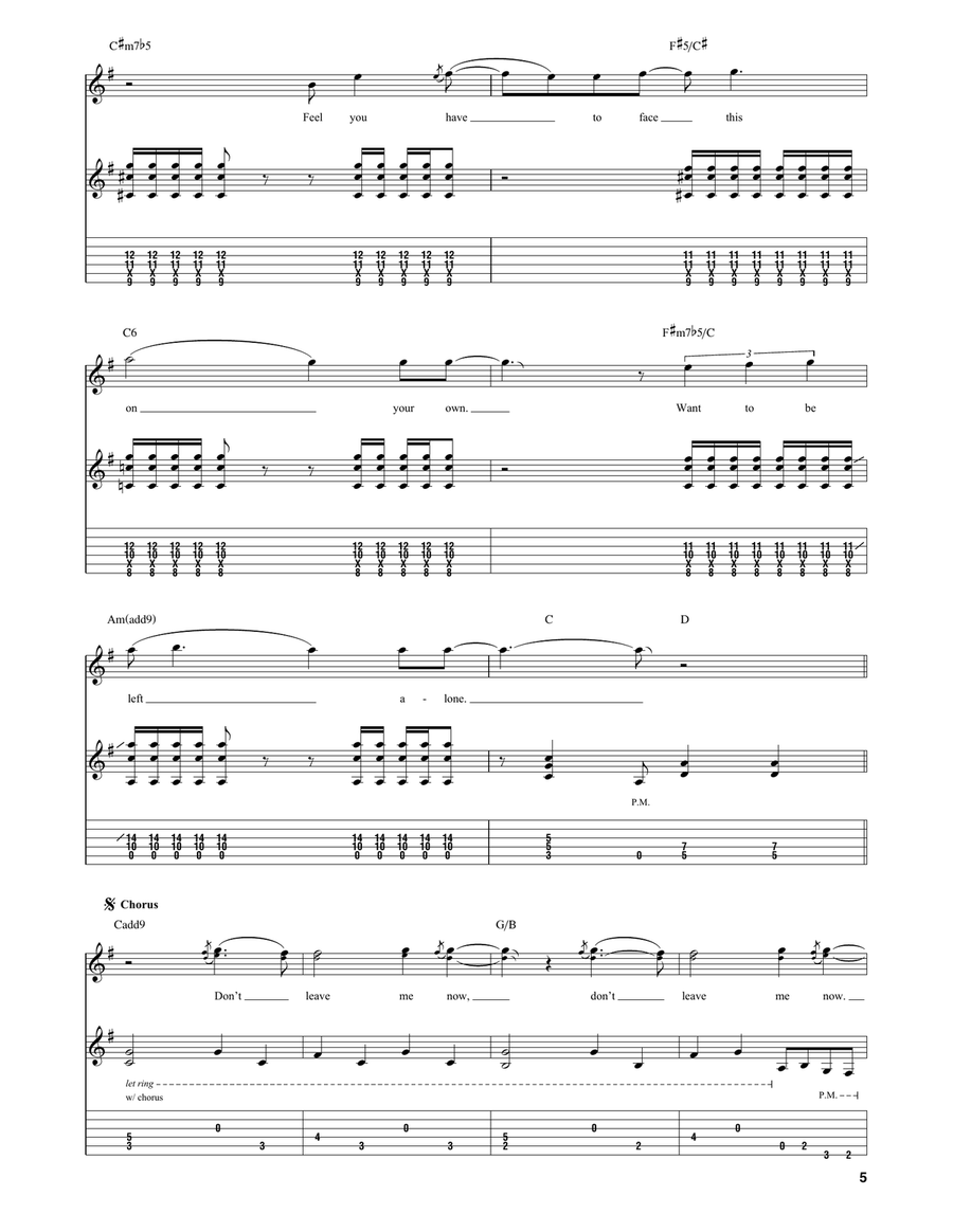 At Wit's End At Wit's End Guitar Tablature scores gallery preview page 5