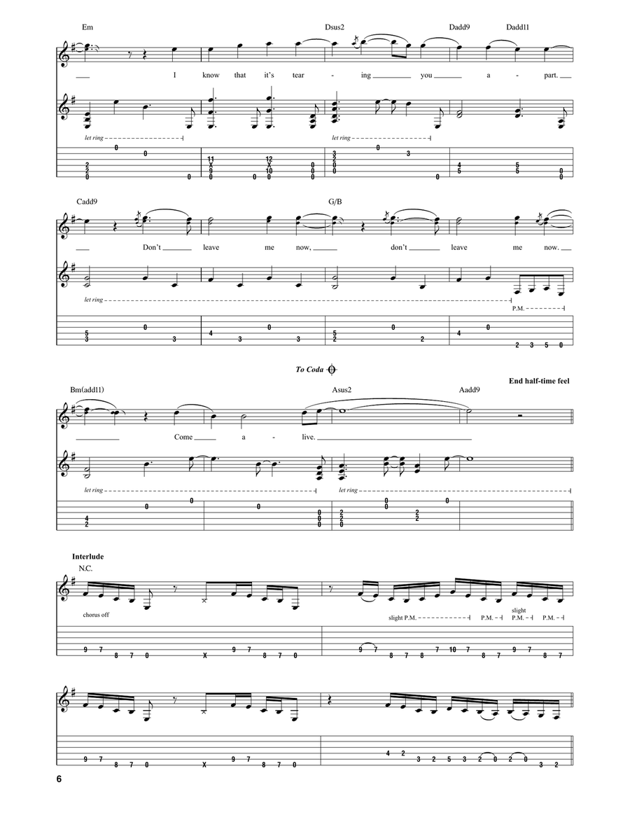 At Wit's End At Wit's End Guitar Tablature scores gallery preview page 6