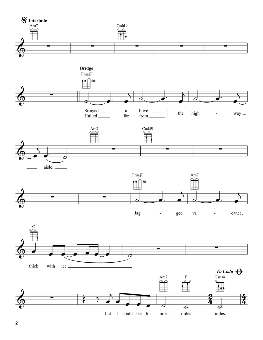 Holocene Holocene Ukulele scores gallery preview page 2