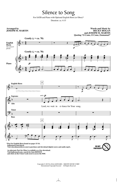 Silence To Song