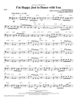 I'm Happy Just to Dance with You (arr. Kirby Shaw) - Bass mini preview