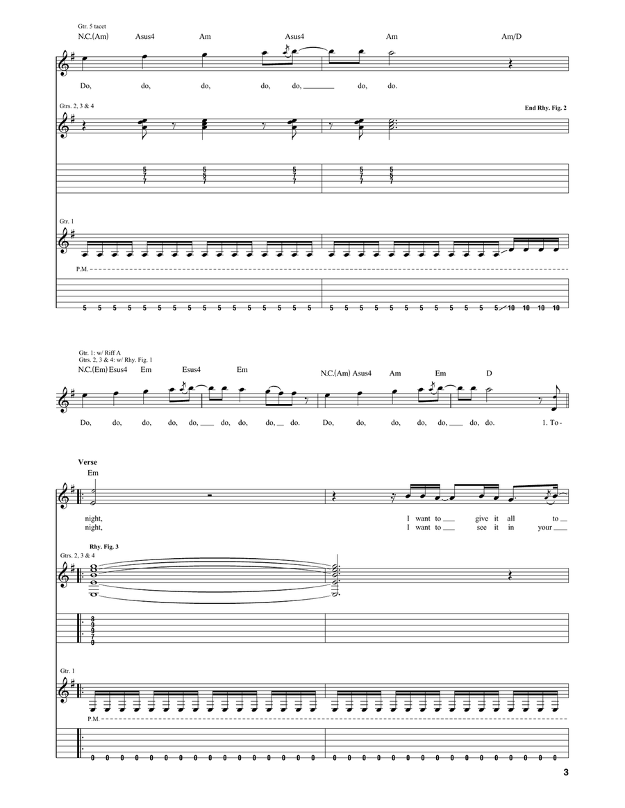 I Was Made For Lovin' You Acoustic Guitar scores gallery preview page 3