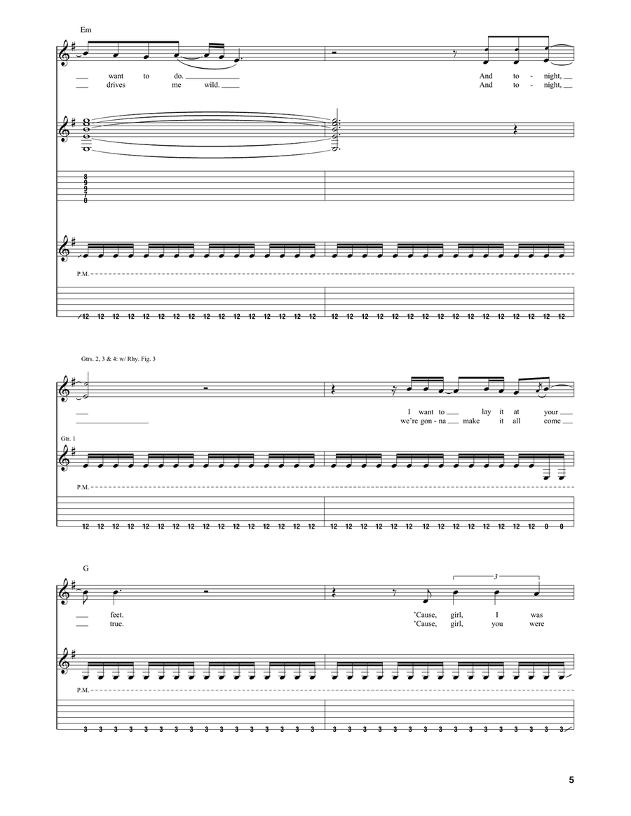 I Was Made For Lovin' You Acoustic Guitar scores gallery preview page 5