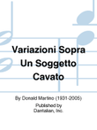Variazioni Sopra Un Soggetto Cavato