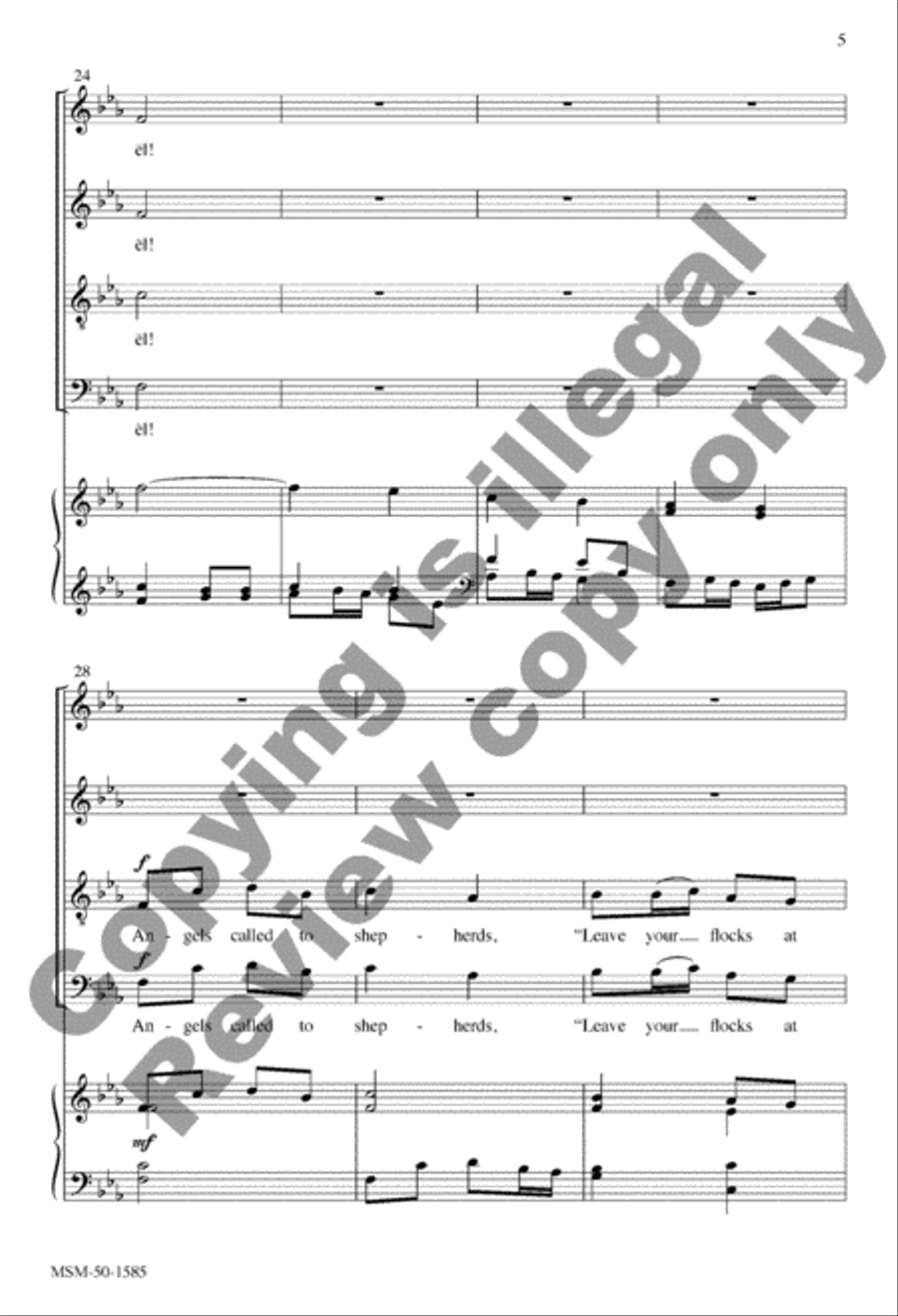 Sing We Now of Christmas Sing We Now of Christmas 4-Part scores gallery preview page 5