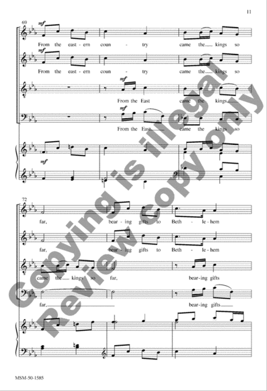 Sing We Now of Christmas Sing We Now of Christmas 4-Part scores gallery preview page 11