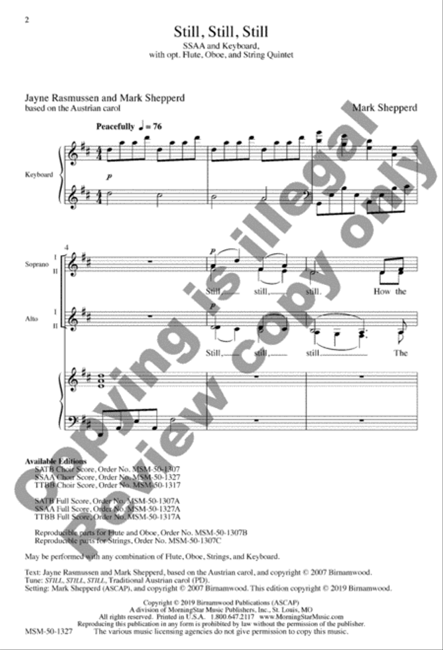 Still, Still, Still Still, Still, Still SSAA scores gallery preview page 2