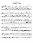 No. 4 Opus 18 - Skipping Along