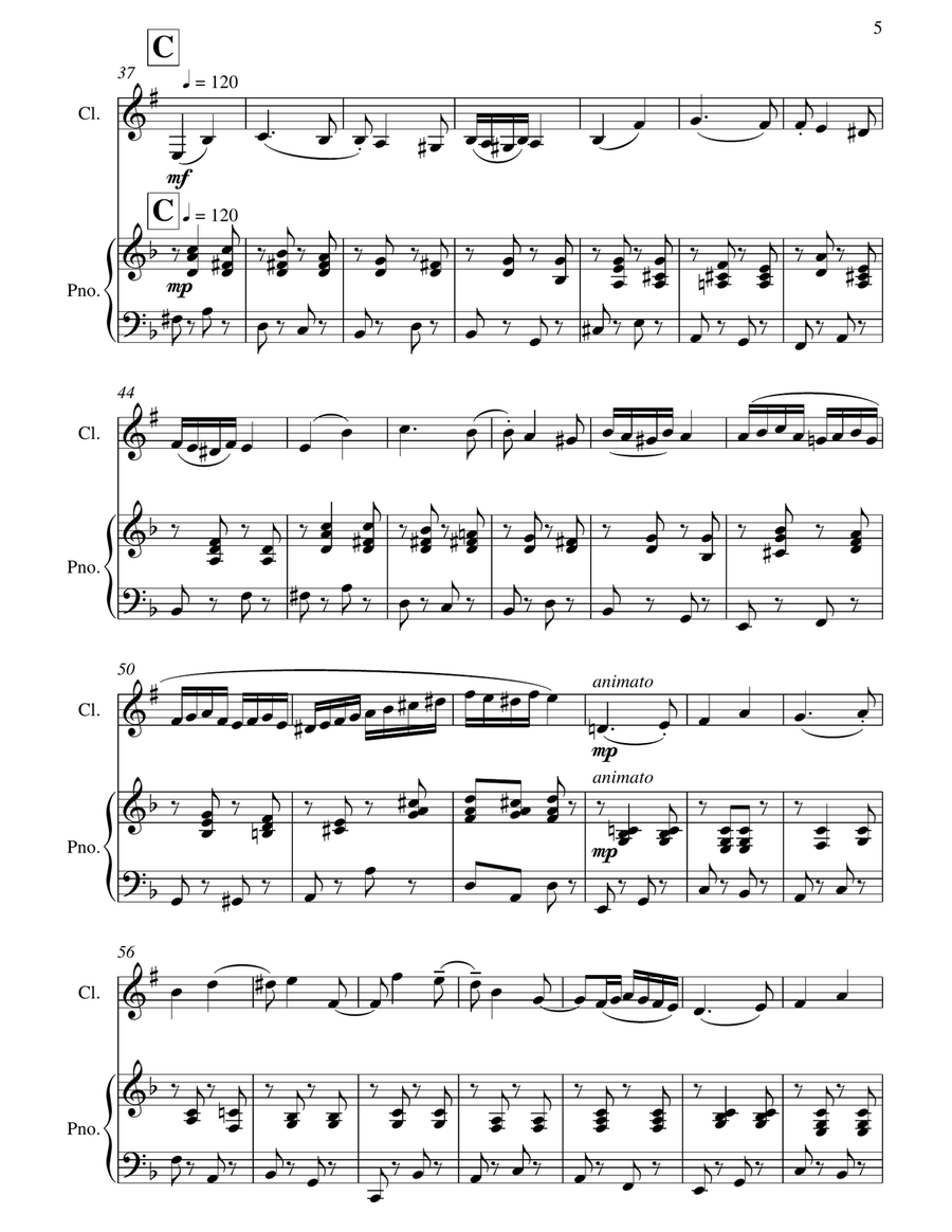Czardas Czardas Clarinet Solo scores gallery preview page 6