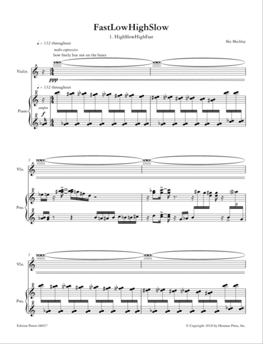 FastLowHighSlow Violin Solo scores gallery preview page 3