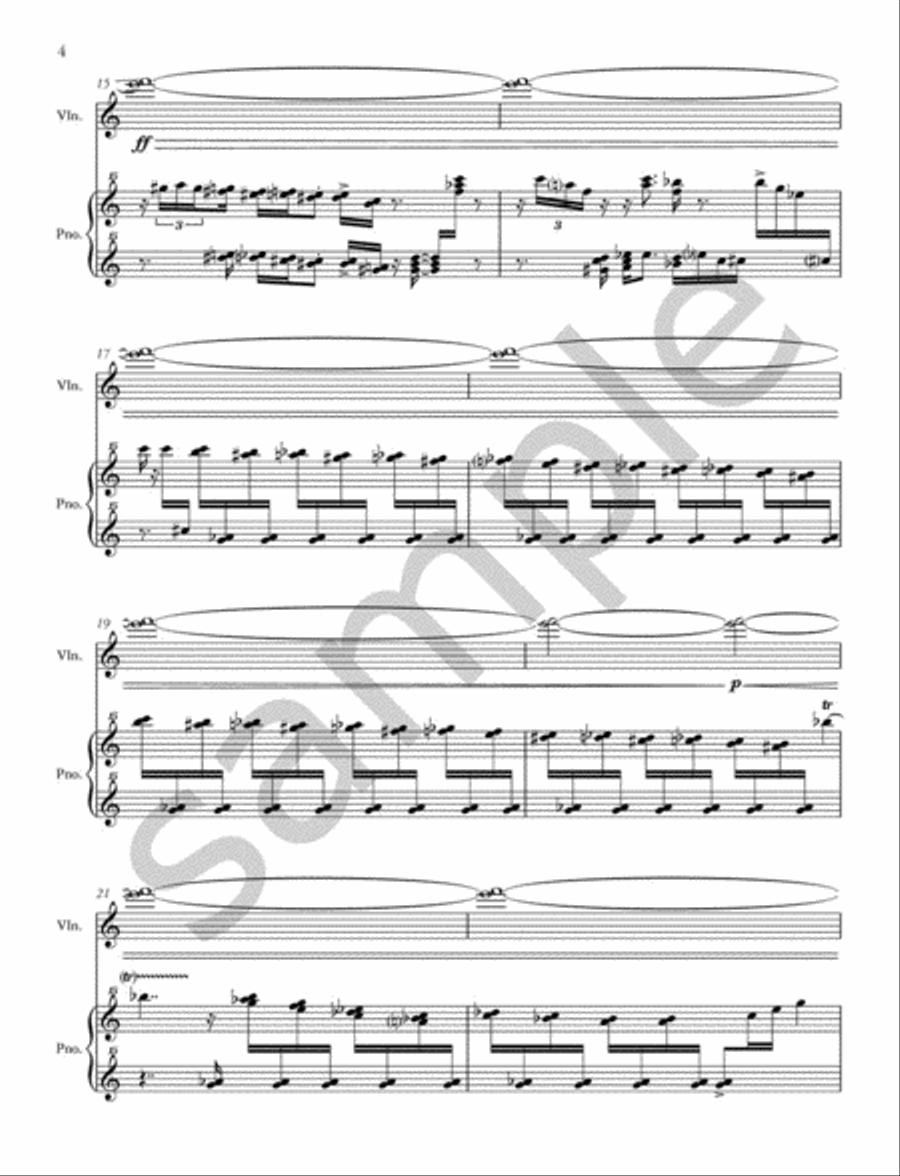 FastLowHighSlow Violin Solo scores gallery preview page 5