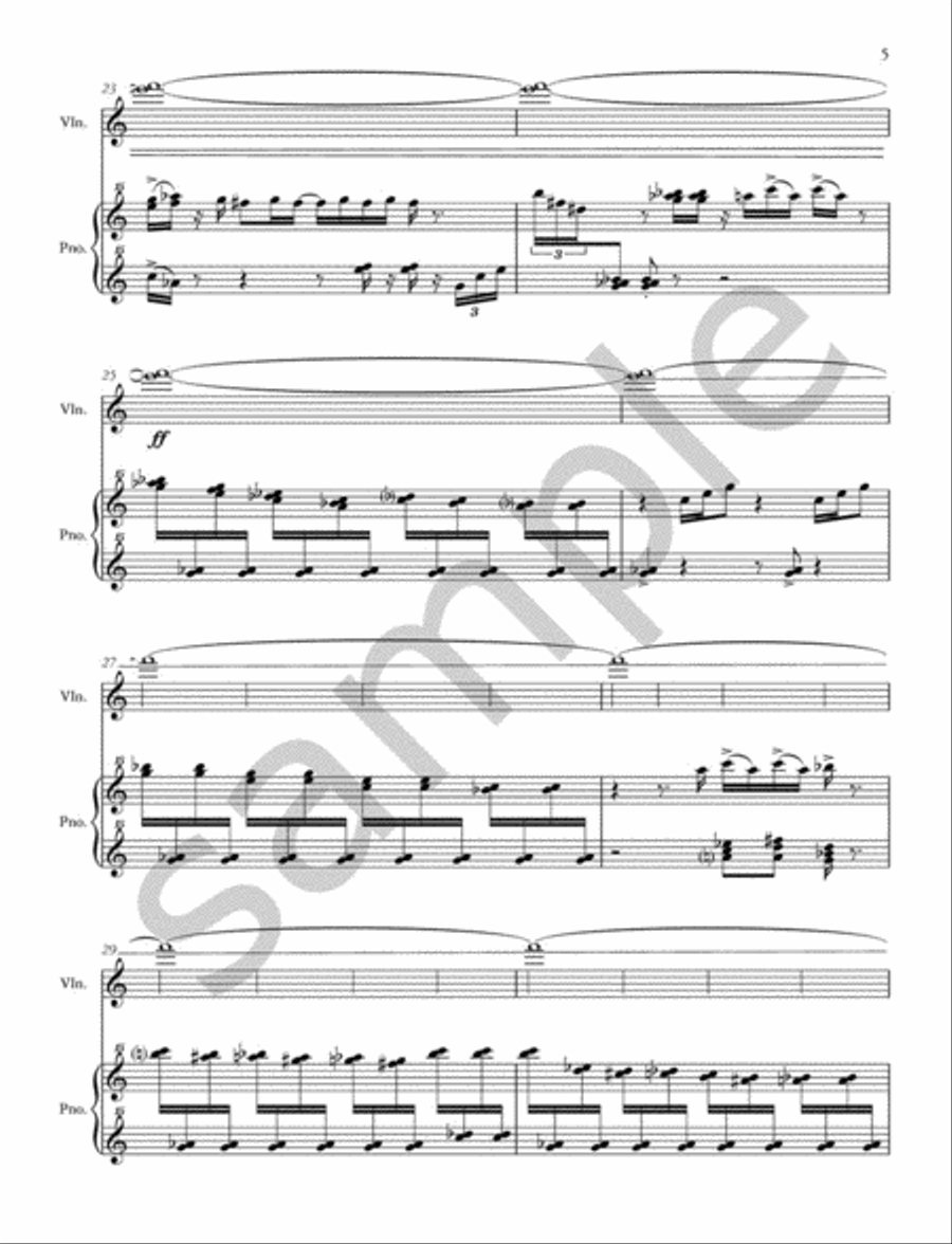 FastLowHighSlow Violin Solo scores gallery preview page 6