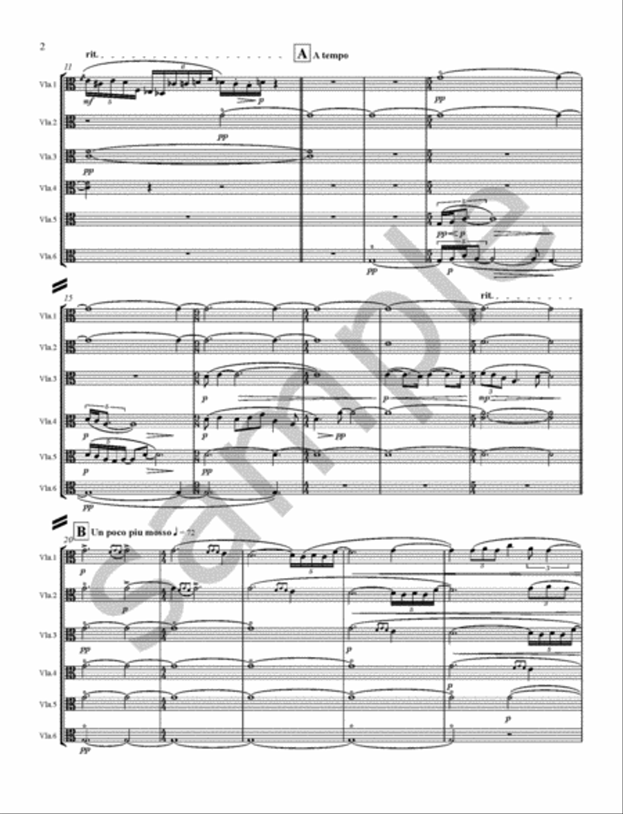 A Farewelll Viola scores gallery preview page 4