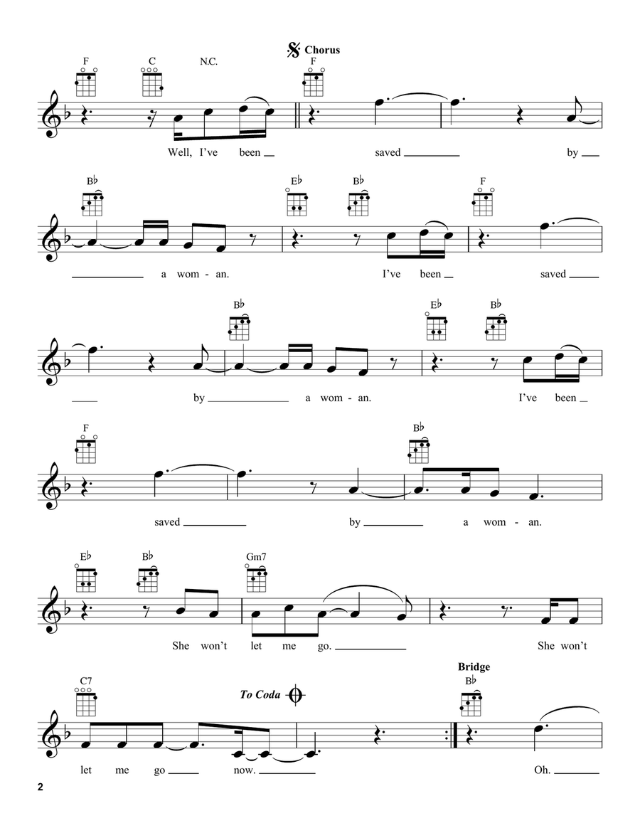 Trouble Trouble Ukulele scores gallery preview page 2