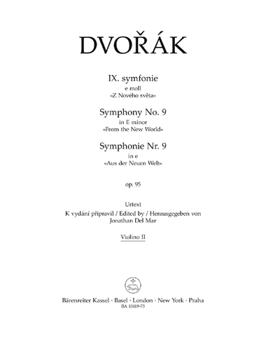 Symphony no. 9 in E minor, op. 95 