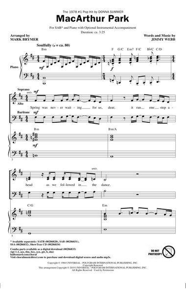 MacArthur Park (arr. Mark Brymer)