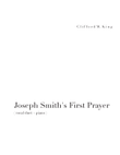 Joseph Smith's First Prayer ( vocal duet )