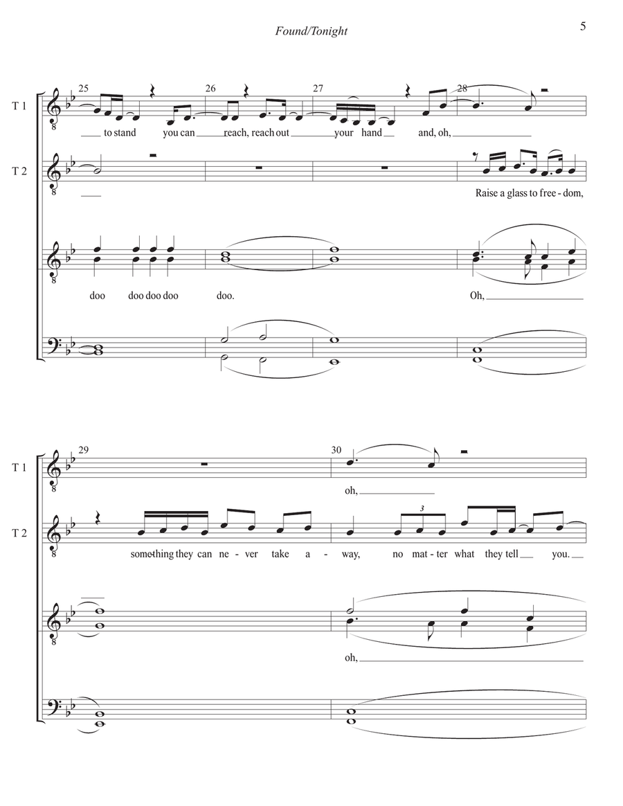 Found/tonight TTBB scores gallery preview page 5
