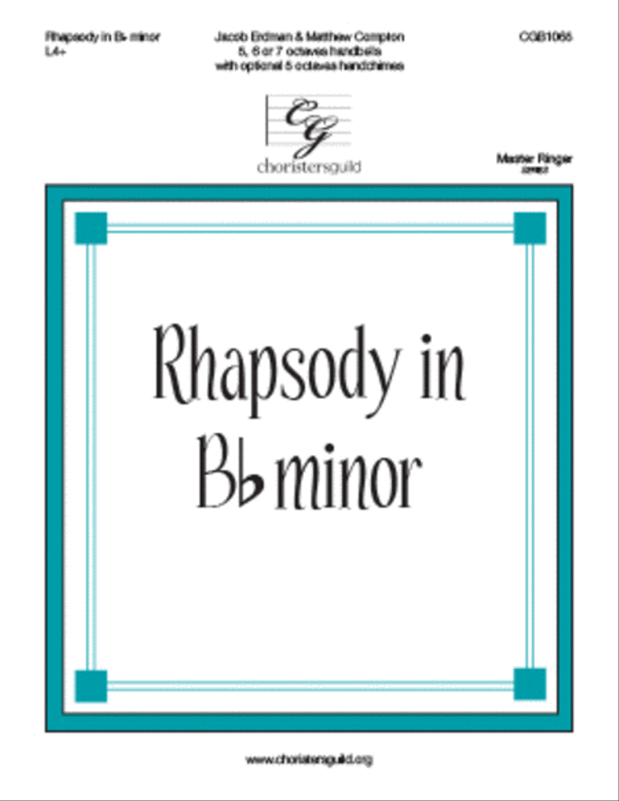 Rhapsody in B♭ minor Rhapsody in B♭ minor Handbell Choir scores gallery preview page 1