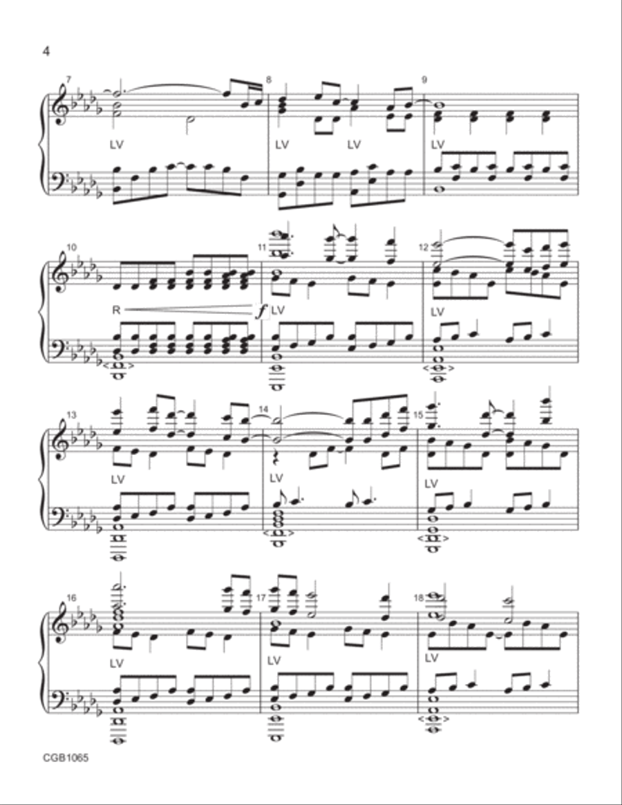 Rhapsody in B♭ minor Rhapsody in B♭ minor Handbell Choir scores gallery preview page 3