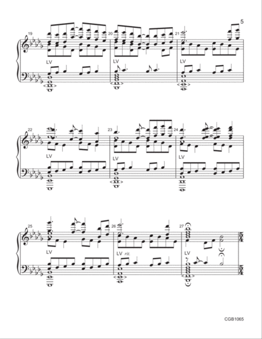 Rhapsody in B♭ minor Rhapsody in B♭ minor Handbell Choir scores gallery preview page 4