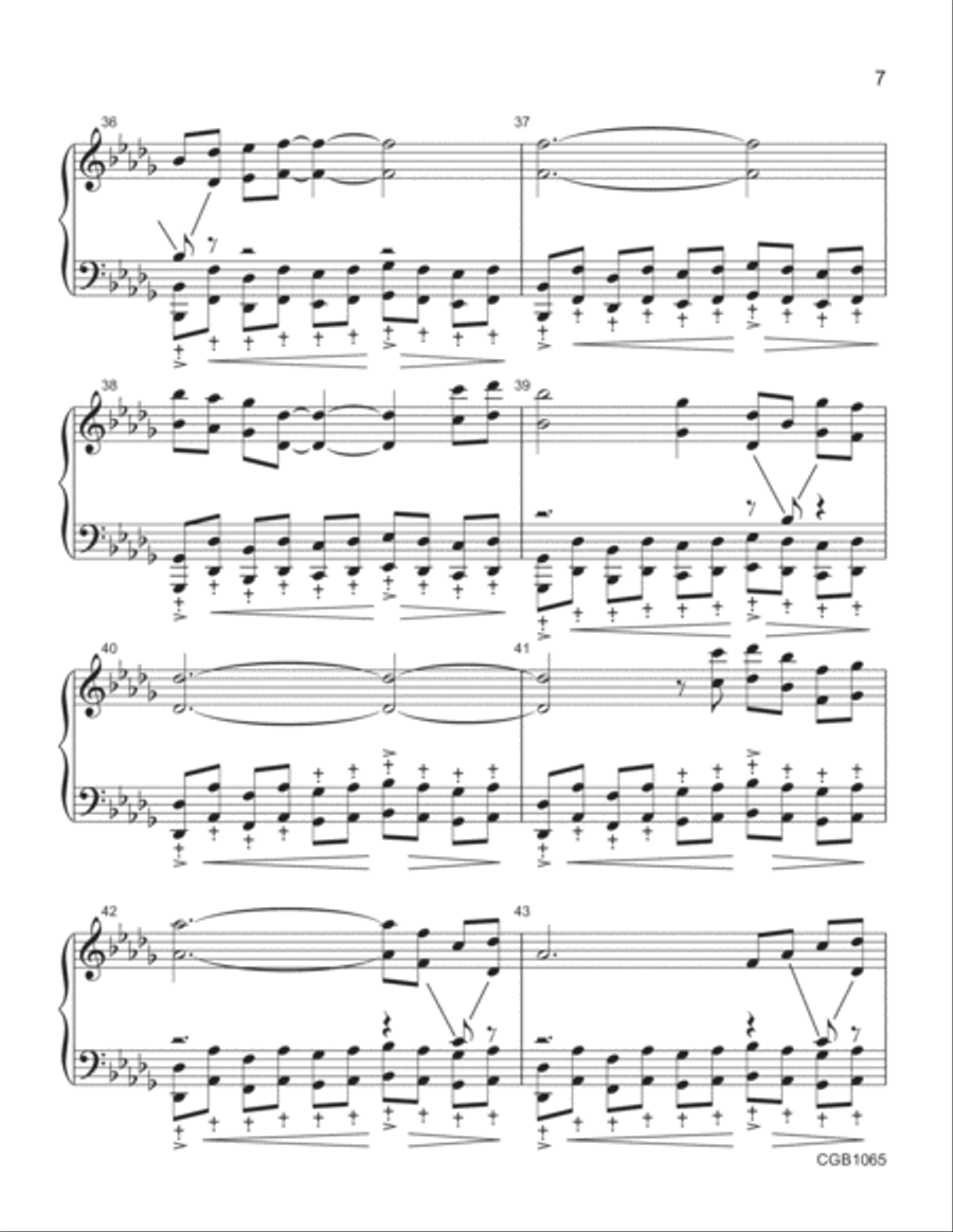 Rhapsody in B♭ minor Rhapsody in B♭ minor Handbell Choir scores gallery preview page 6