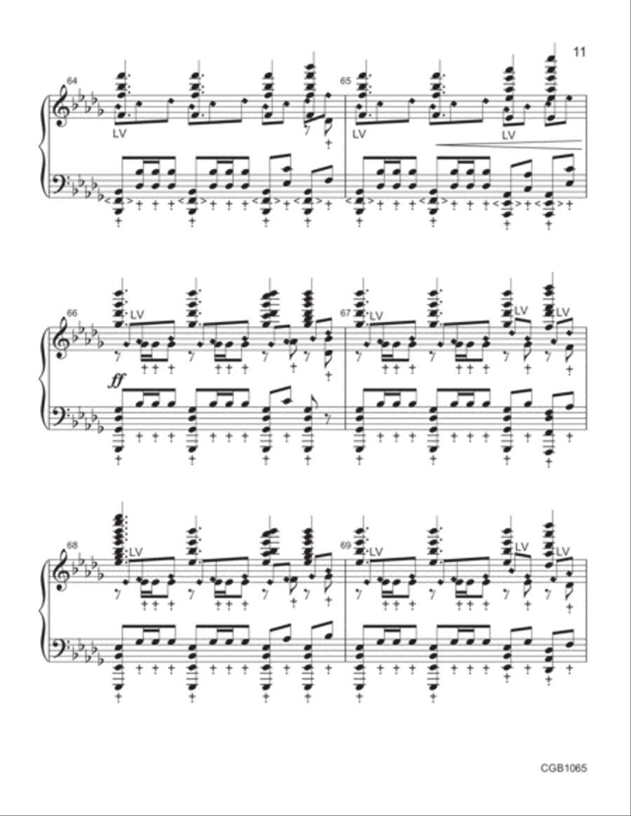 Rhapsody in B♭ minor Rhapsody in B♭ minor Handbell Choir scores gallery preview page 10