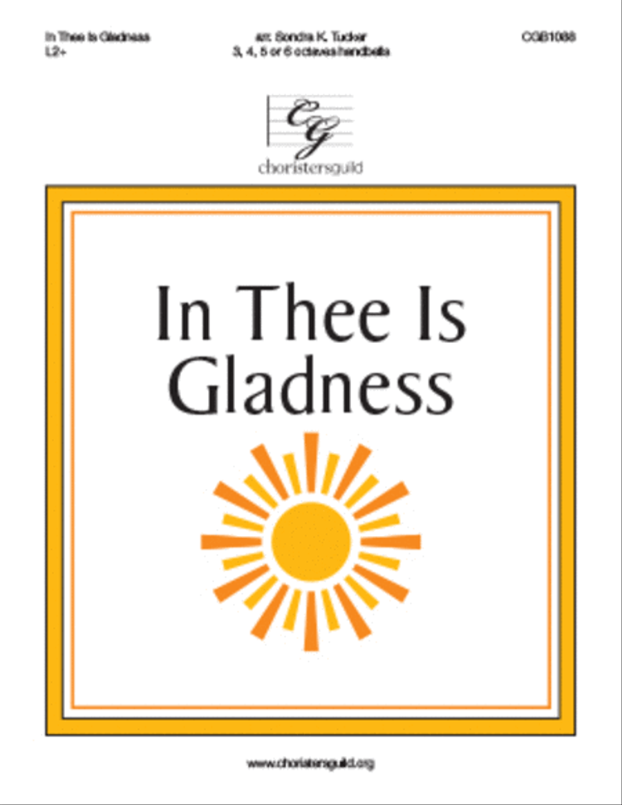 In Thee Is Gladness In Thee Is Gladness Handbell Choir scores gallery preview page 1
