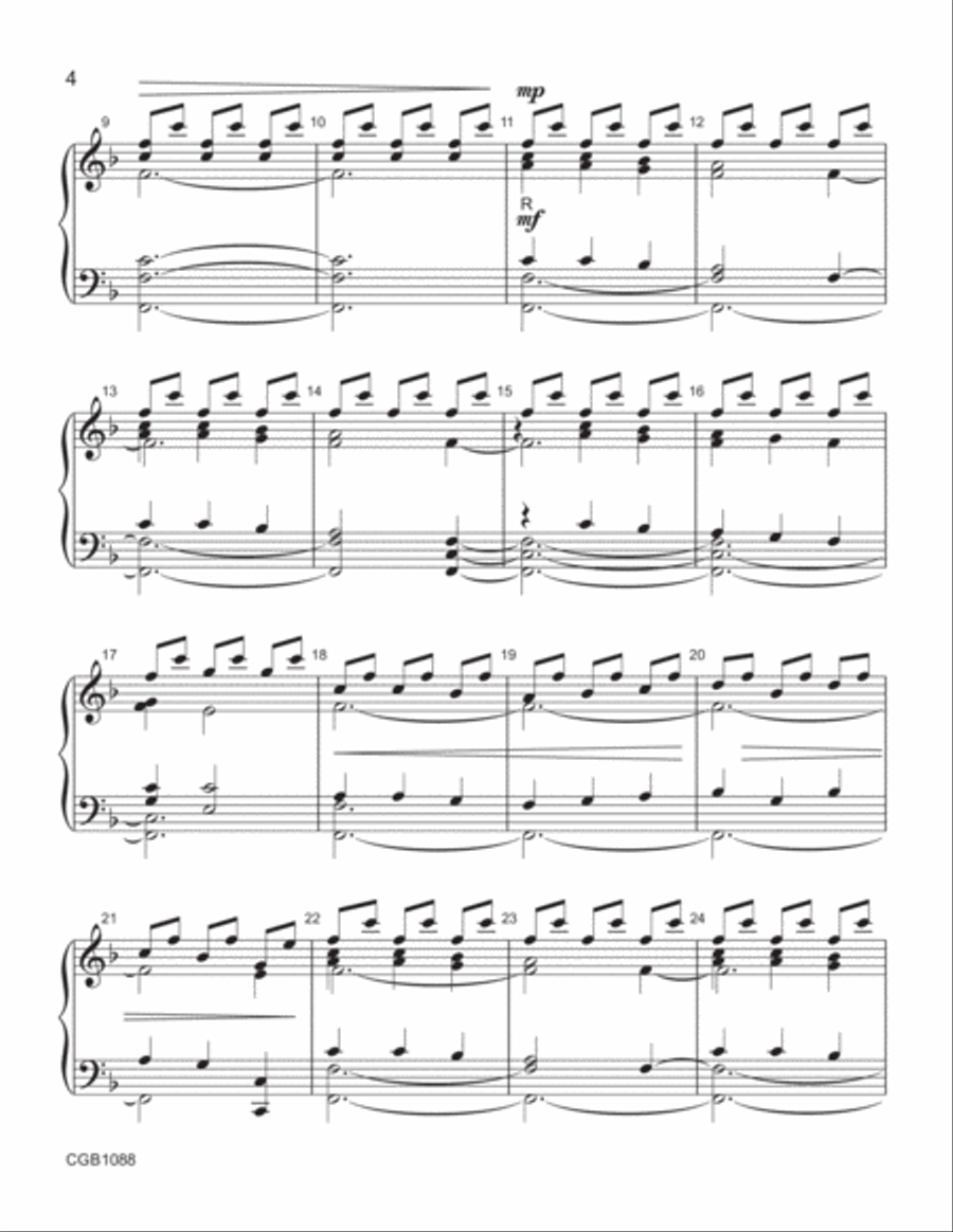 In Thee Is Gladness In Thee Is Gladness Handbell Choir scores gallery preview page 3