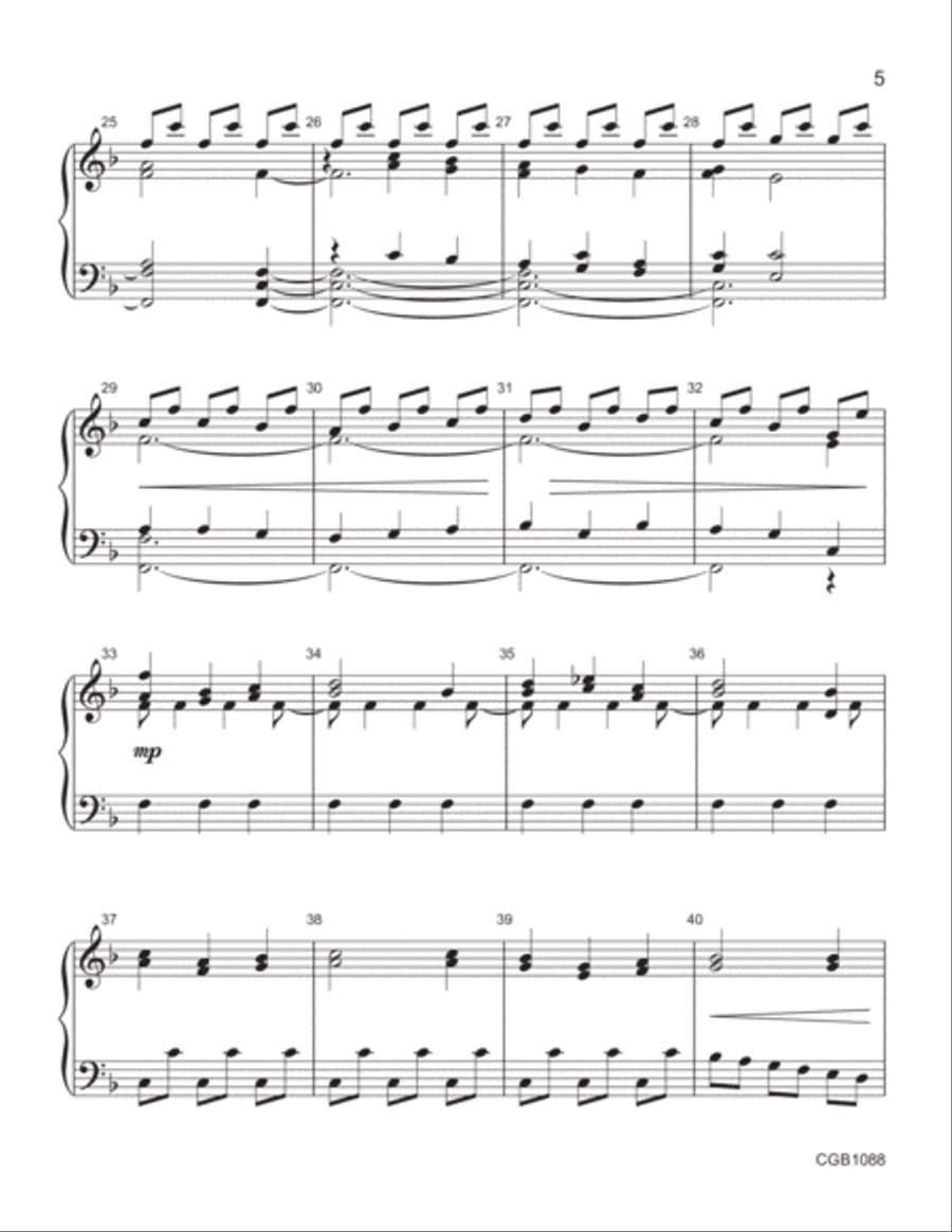In Thee Is Gladness In Thee Is Gladness Handbell Choir scores gallery preview page 4