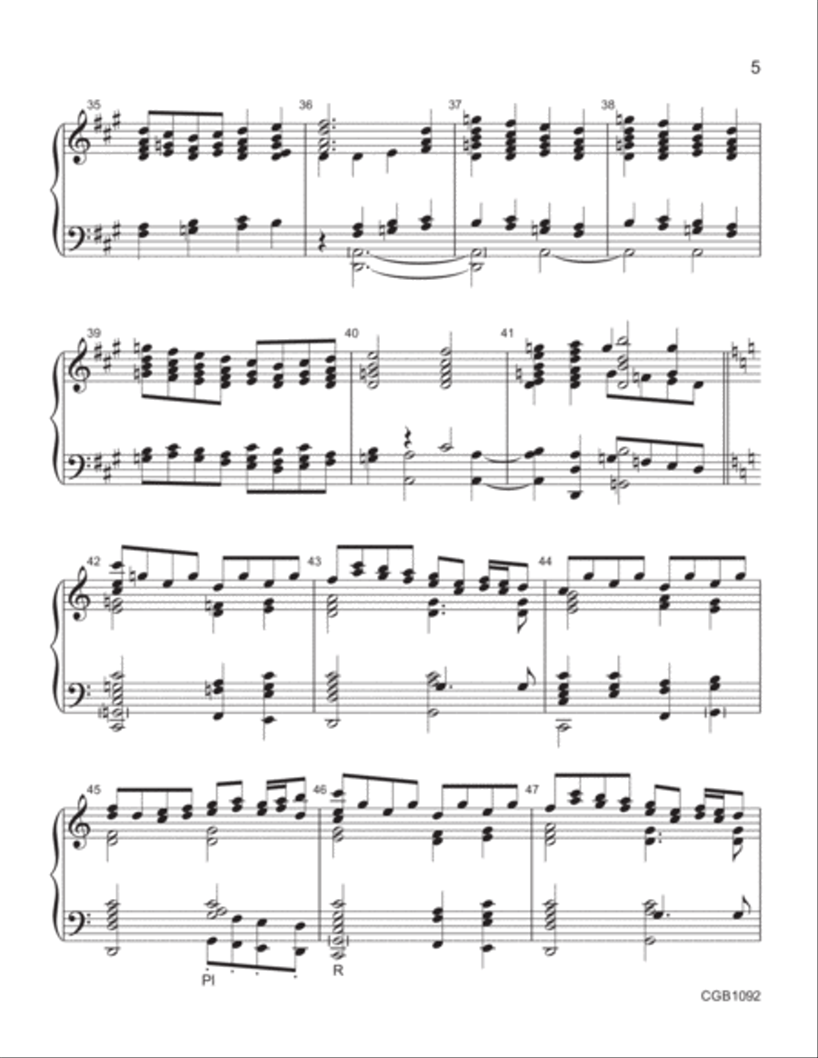 Let the Heavens Resound! Let the Heavens Resound! Handbell Choir scores gallery preview page 5