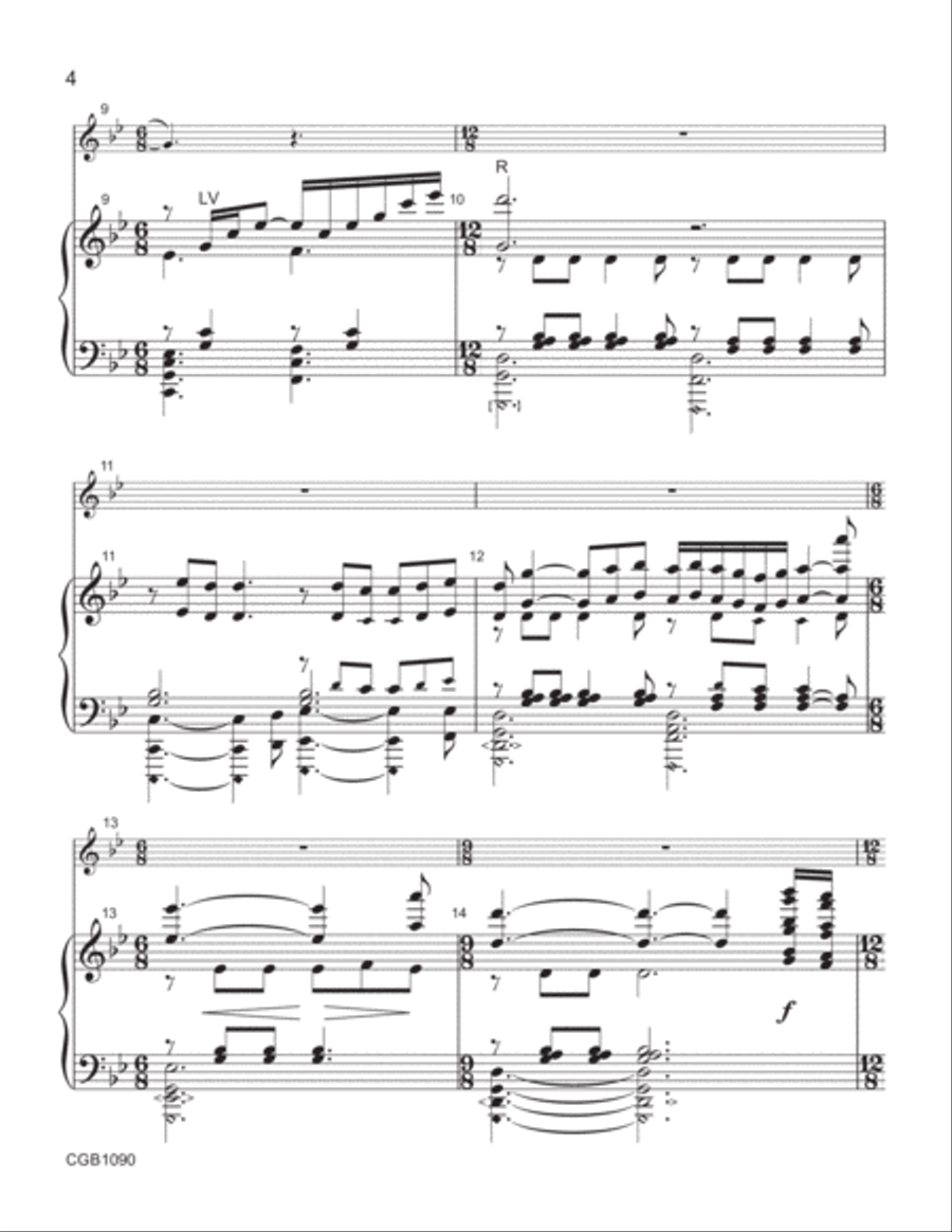 Pas de Deux Pas de Deux Handbell Choir scores gallery preview page 4
