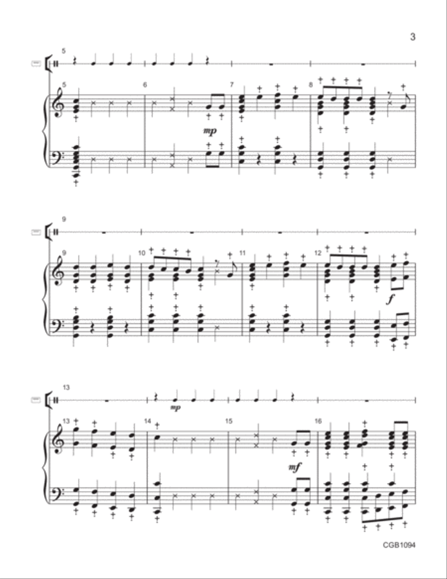 The Wise and Foolish Builders Handbell Choir scores gallery preview page 3