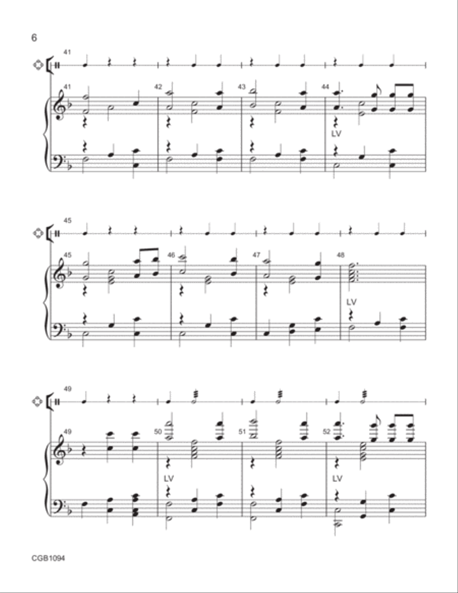 The Wise and Foolish Builders Handbell Choir scores gallery preview page 6