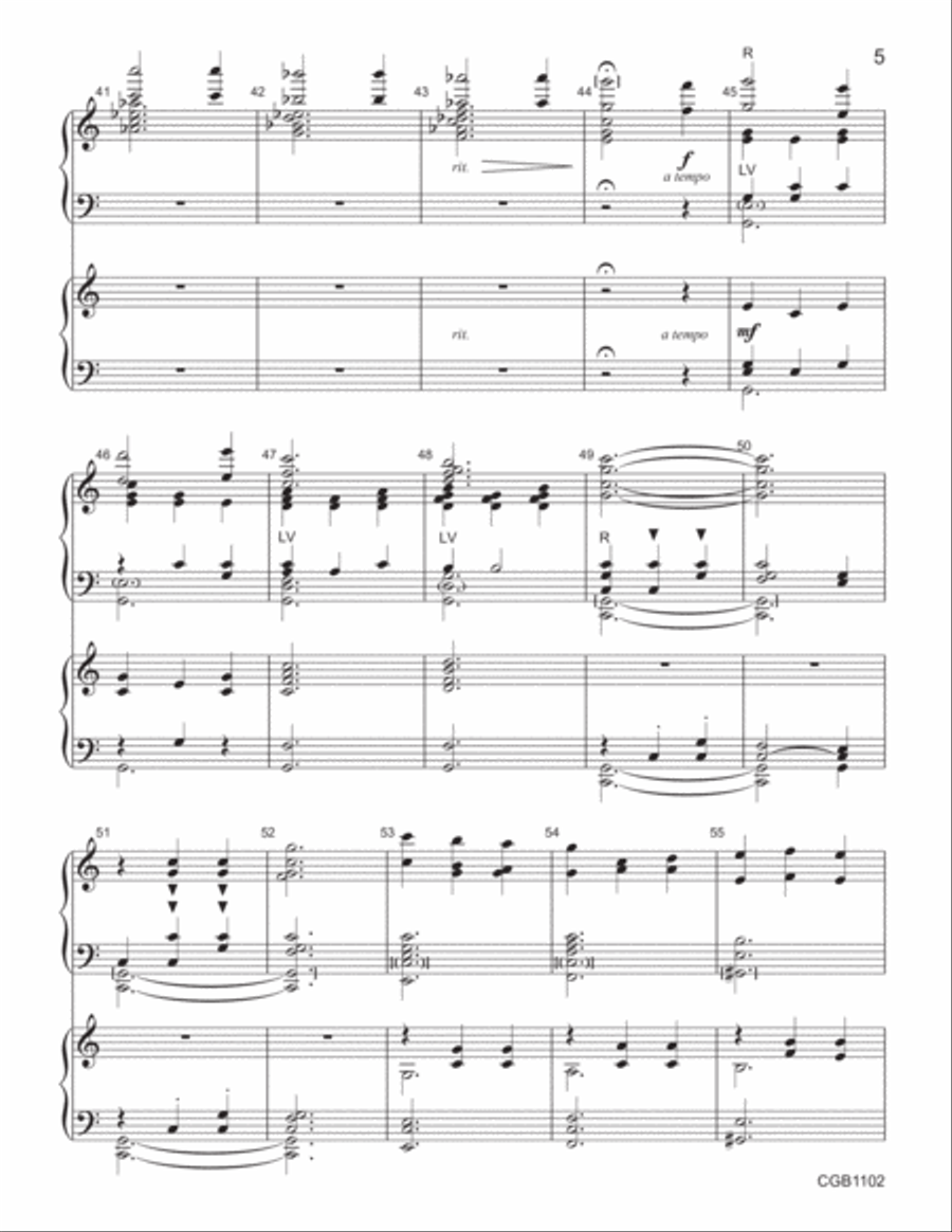 Easter Joy - Full Score 5-Octaves scores gallery preview page 5