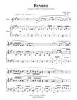 Fauré: Pavane Op. 50 for Violin & Piano